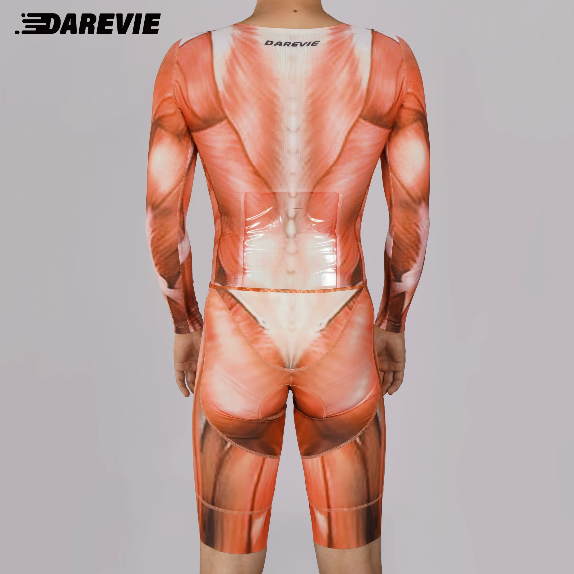 DAREVIE رجل الدراجات مجموعة 7 سنتيمتر المضادة للانزلاق العضلات Skinsuit الدراجات الملابس للرجال الرطوبة فتل سريعة الجافة الرجال الدراجات الملابس #6