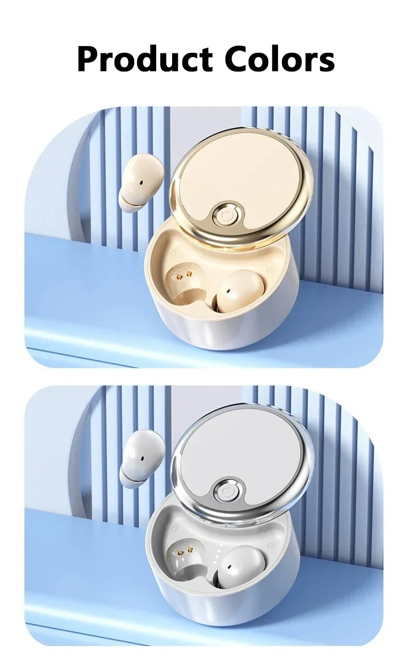 Mini-Slide-Open-Ohrhörer Bluetooth V6.0 Kabellose Kopfhörer Typ-C-Ladung 10M Verbindung Open-Ear-Sportkopfhörer für Telefon – Detail 17