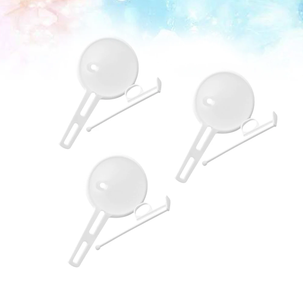 

3pcs Cream Icing Funnel Handheld Plastic Dispenser Kitchen Bakery Taper Pouring Funnel Cake Shop Household Transferring