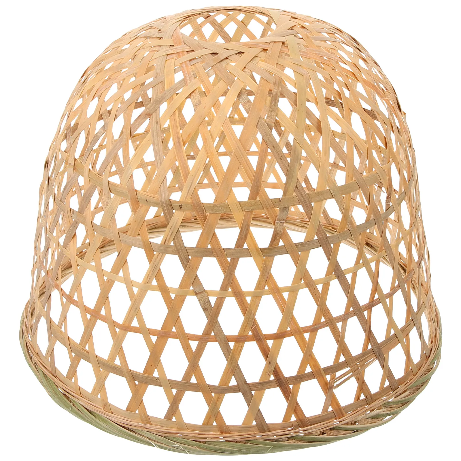 

Woven Bamboo Lamp Shade for Pendant Lamp Rustic Hanging Light Cover Decorative Lampshade Replacement for Bedroom Restaurant