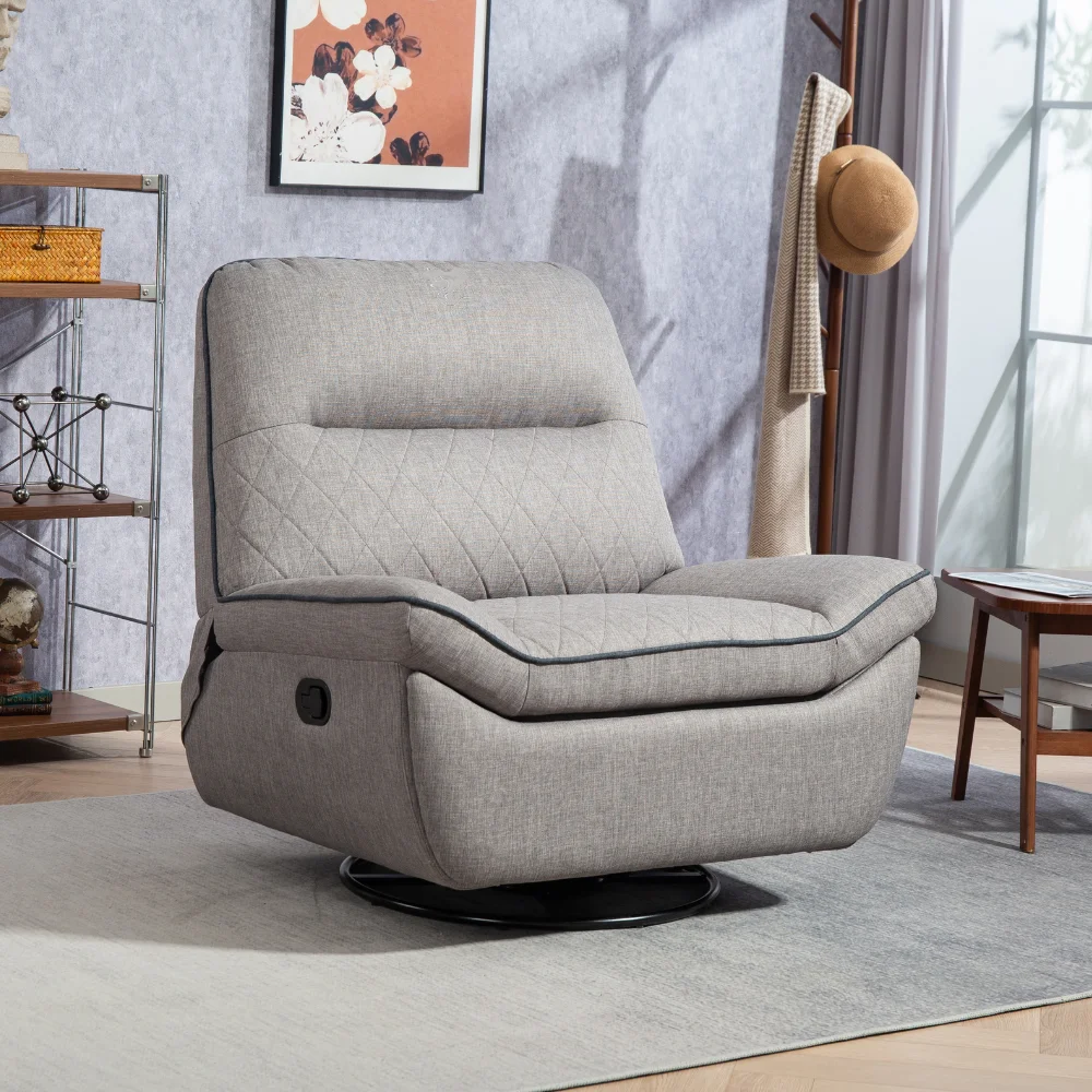 Factory Direct 2026 Home Furniture Swivel Big and Tall Reclining Sofa Chair Lazy Recliner Rocking Gaming Chair