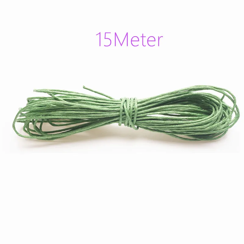 1.5mm 15m/35m woskowany sznurek bawełniany sznurek do koralików woskowany sznurek sznurek woskowy do wyrobu biżuterii i materiałów makramy szpula w rolce HK055 — zdjęcie 7