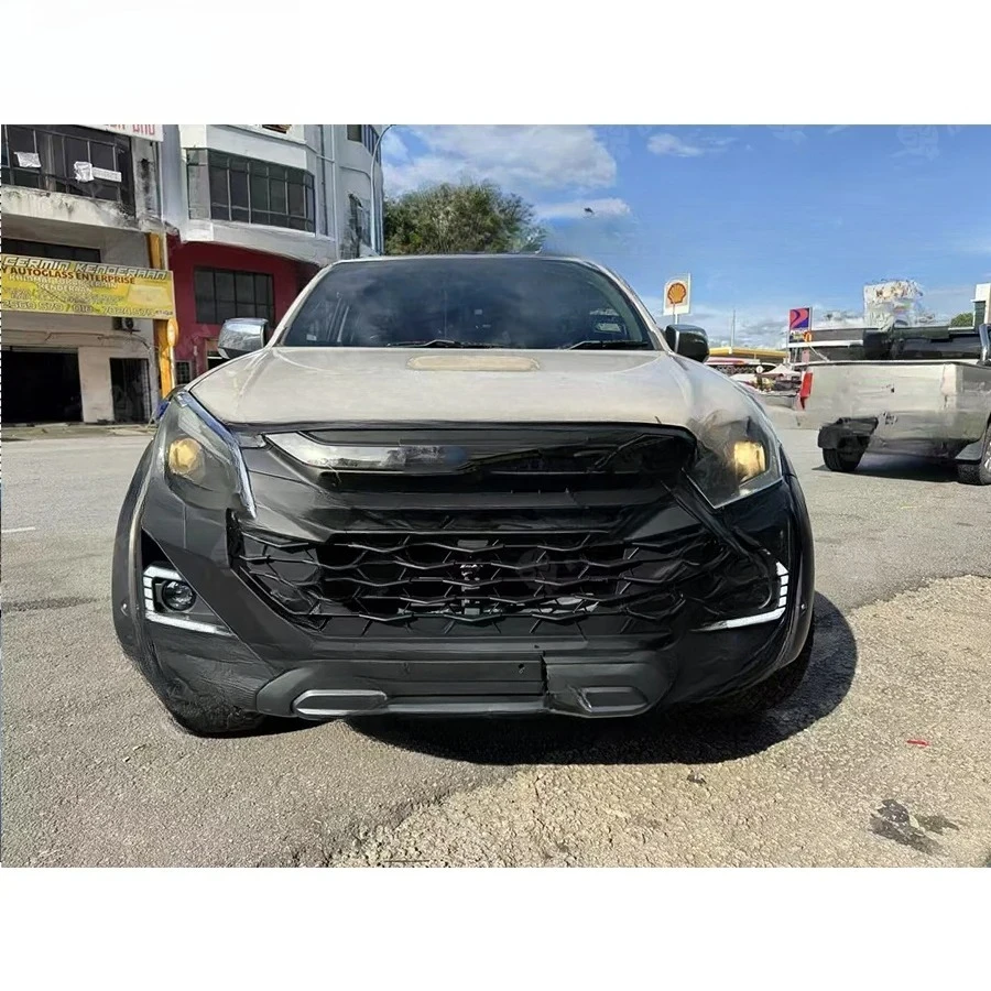 قطع غيار السيارات ملحقات السيارة الخارجية مجموعة أدوات حماية المصد الأمامي لـ Dmax 2016-2019 #4