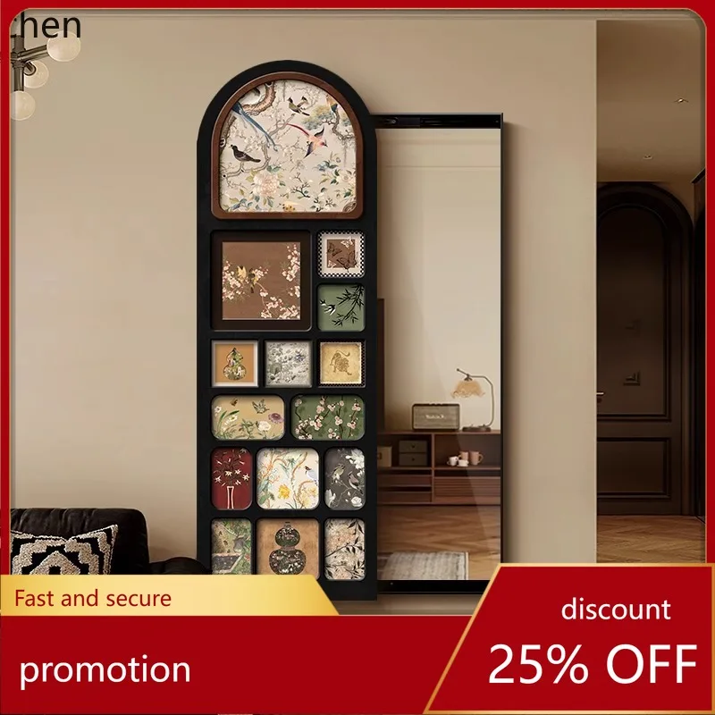 Hxl full-length mirror - concealed, sliding, wall-mounted dressing mirror