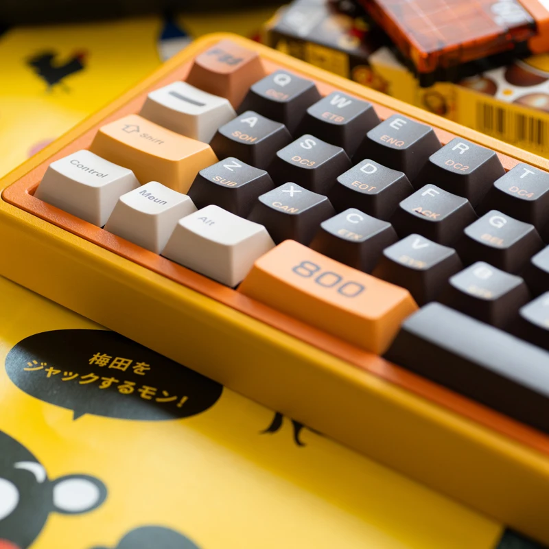 FBB Keycaps 800 ريترو ستايل PBT التسامي الحراري مخصص لوحة المفاتيح الميكانيكية Keycap لملحقات الكمبيوتر سمك 1.7 مللي متر