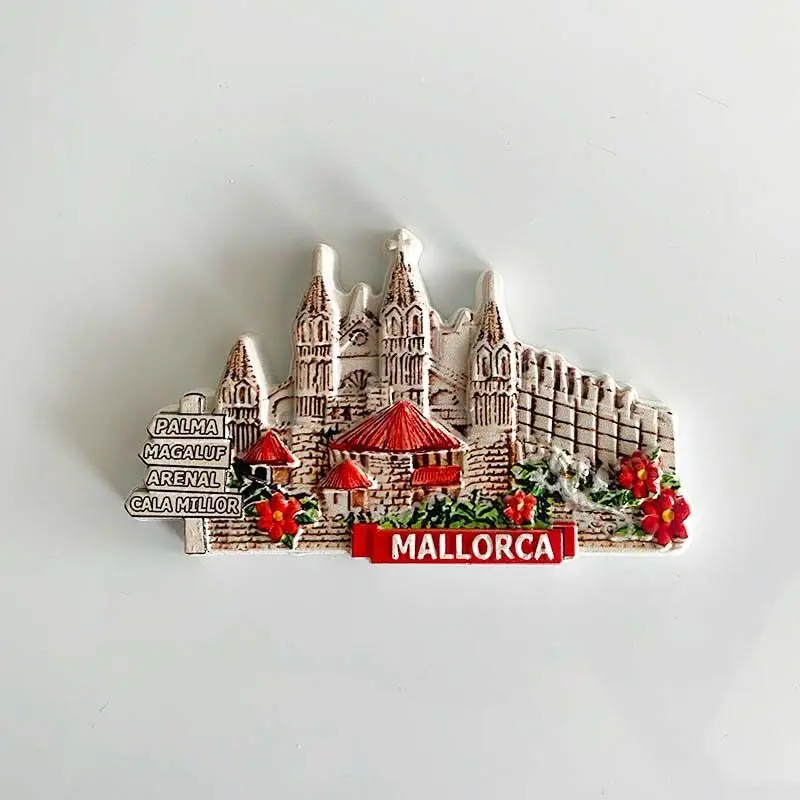 

Majorca, Spain Refrigerator Magnet Hot-Selling Tourist Souvenir Unique3d3D Creative Souvenirs