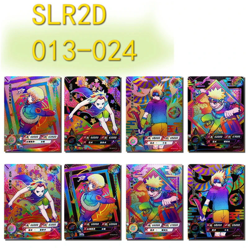 

Naruto New Slr Card Anime Uzumaki Naruto Inuzuka Kiba Namikaze Minato Orochimaru Game Collection Children's Toys Birthday Gifts