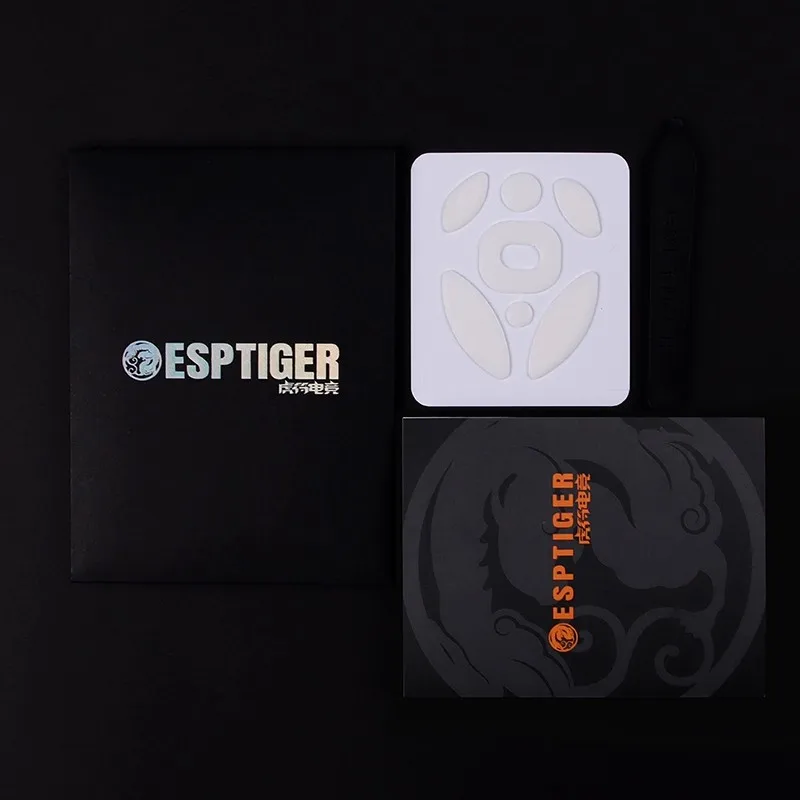 

1 Pack Original Esptiger ICE V2 Mouse Skates For Lamzu Thorn 4K Mouse White Arc Esports PTFE Mice Feet Glides