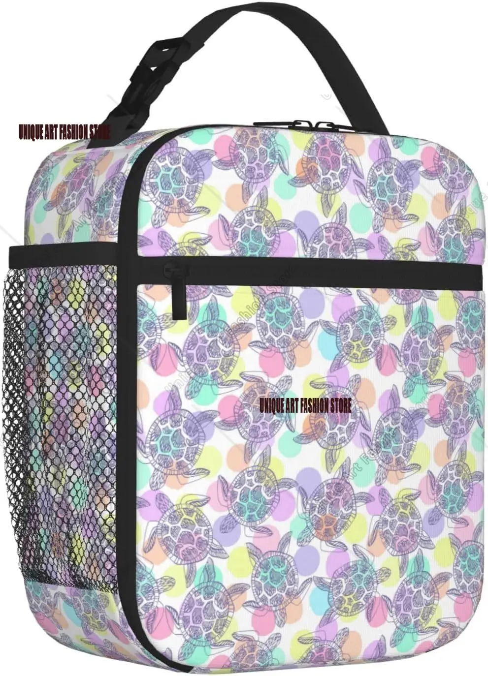 Sea Turtles Insulated Adult Lunch Tote Bag Insulated Cooler Reusable Container Gifts for Work Office Picnic Travel School