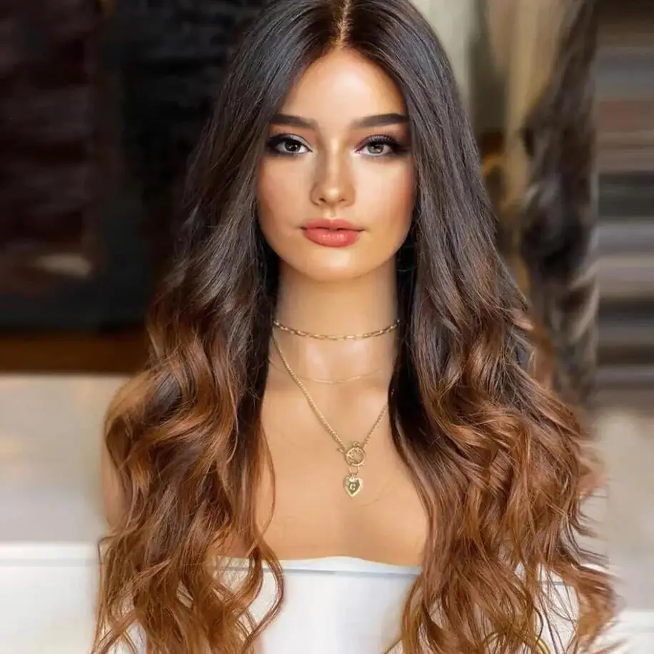 Soft Preplucked Glueless 26inch 180Density Ombre Brown Body Wave 5x5 Silk Base Jewish Human With BabyHair HDLace European Hair