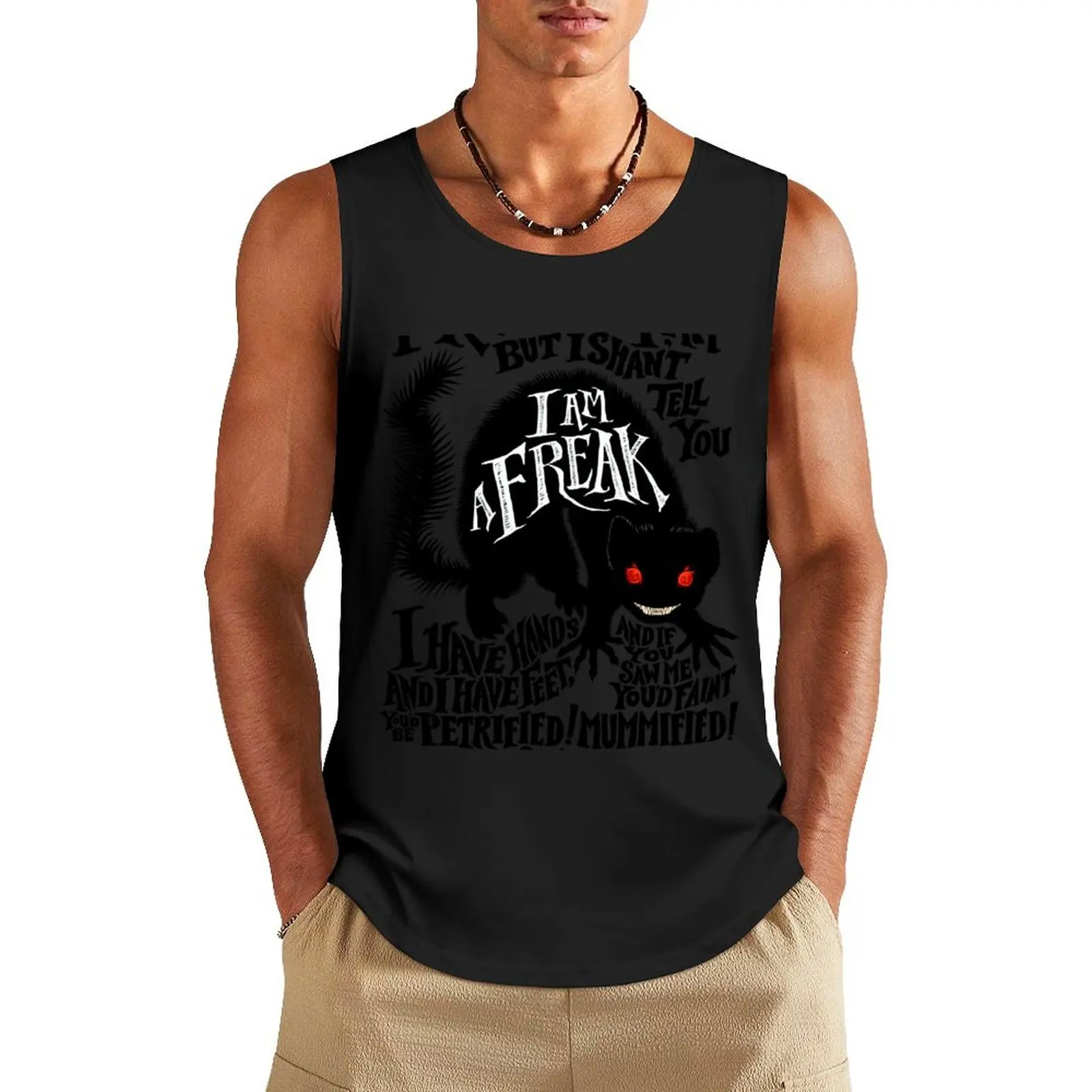 Gef der sprechende Mungo-ich bin ein Freak! Tank Top Männer Sport kleidung Sport kleidung