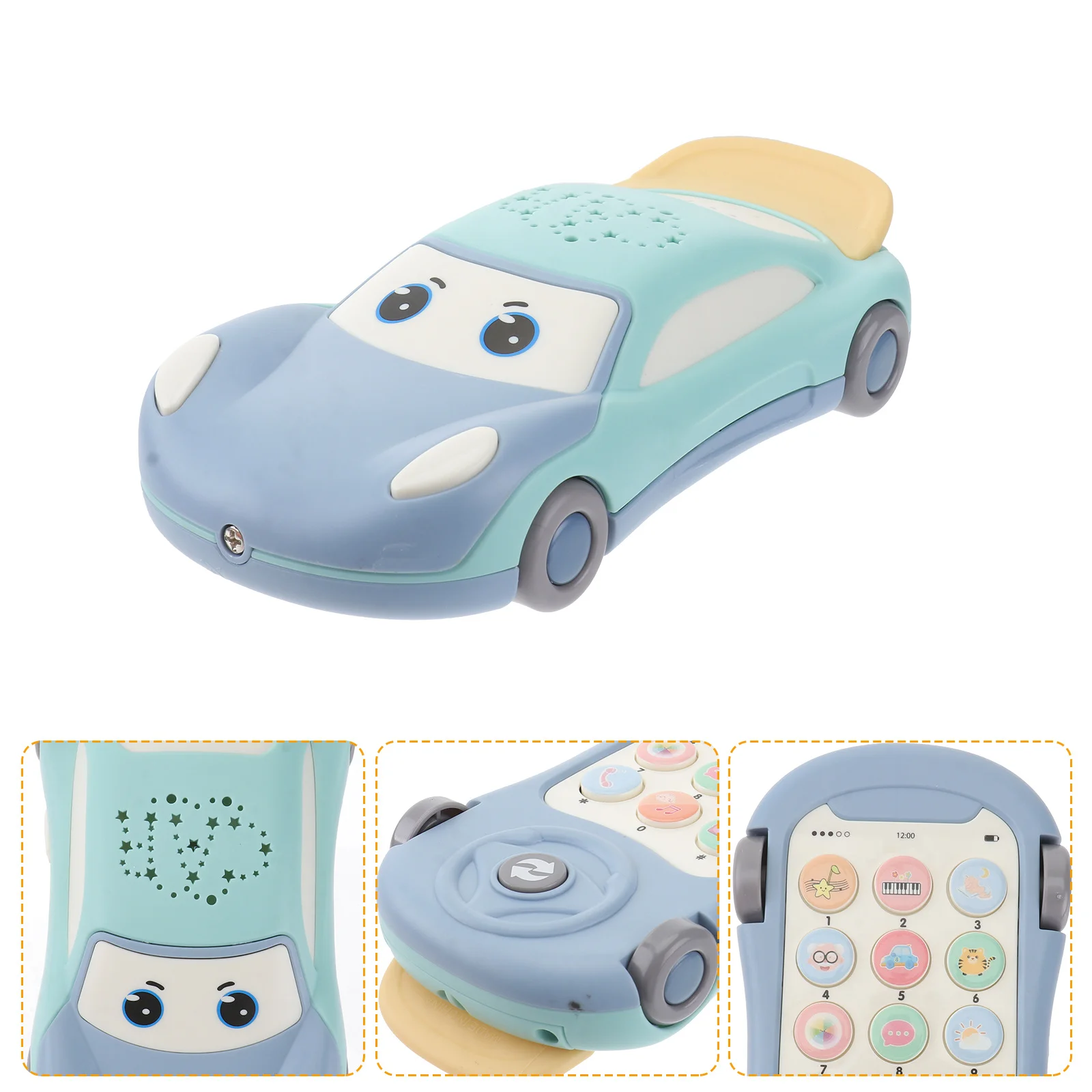 1 قطعة آلة قصة الموسيقى الخفيفة الطفل التعليمية محاكاة التعلم التفاعلي تعزيز الذكاء العين اليد