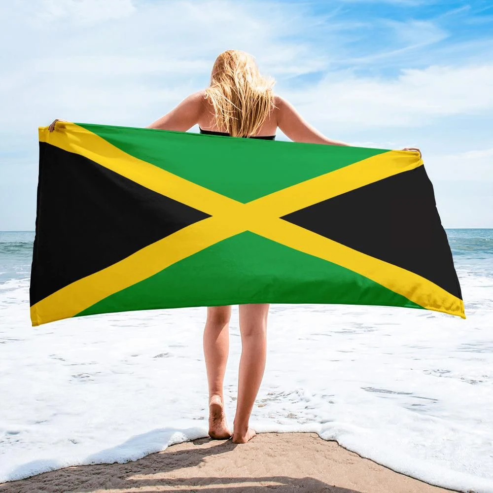 Bandeira nacional da Jamaica LeaFLAG 90X150cm bandeira da Jamaica de poliéster suspensa para decoração