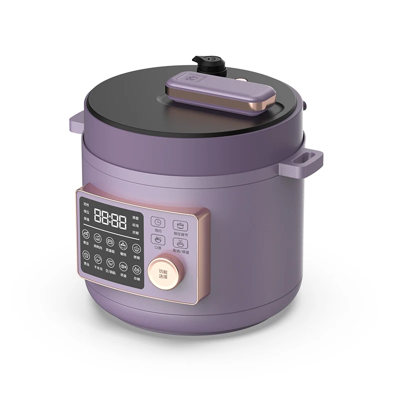 

5л коммерческая электрическая многофункциональная плита из нержавеющей стали, цифровая плита под давлением 1000 Вт/220 В, большой ЖК-дисплей, плита под давлением