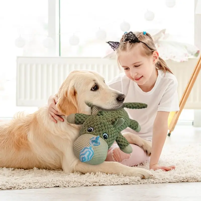 Dog Squeaky Animals Squeaky Plush Dog Sound Toys Tough Chew Plush For Entertainment Interactive Dog Toy For Aggressive Chewers