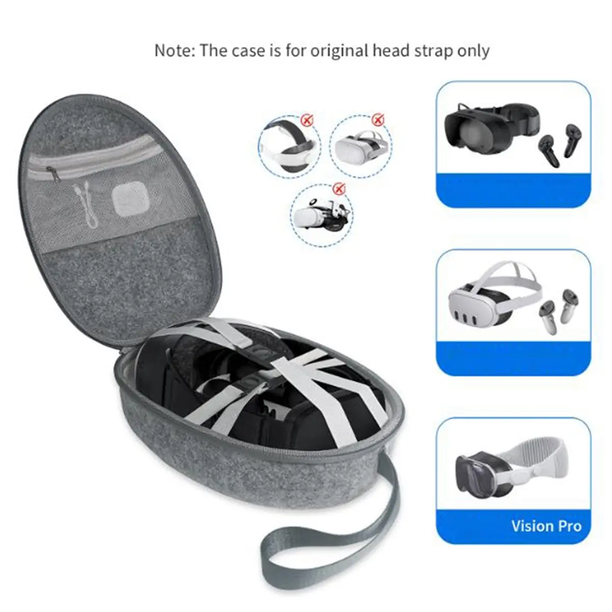 Hard Shell Case for Steam Frame VR/ , Portable Travel Storage ,2 Steam Controllers Data Cables and More