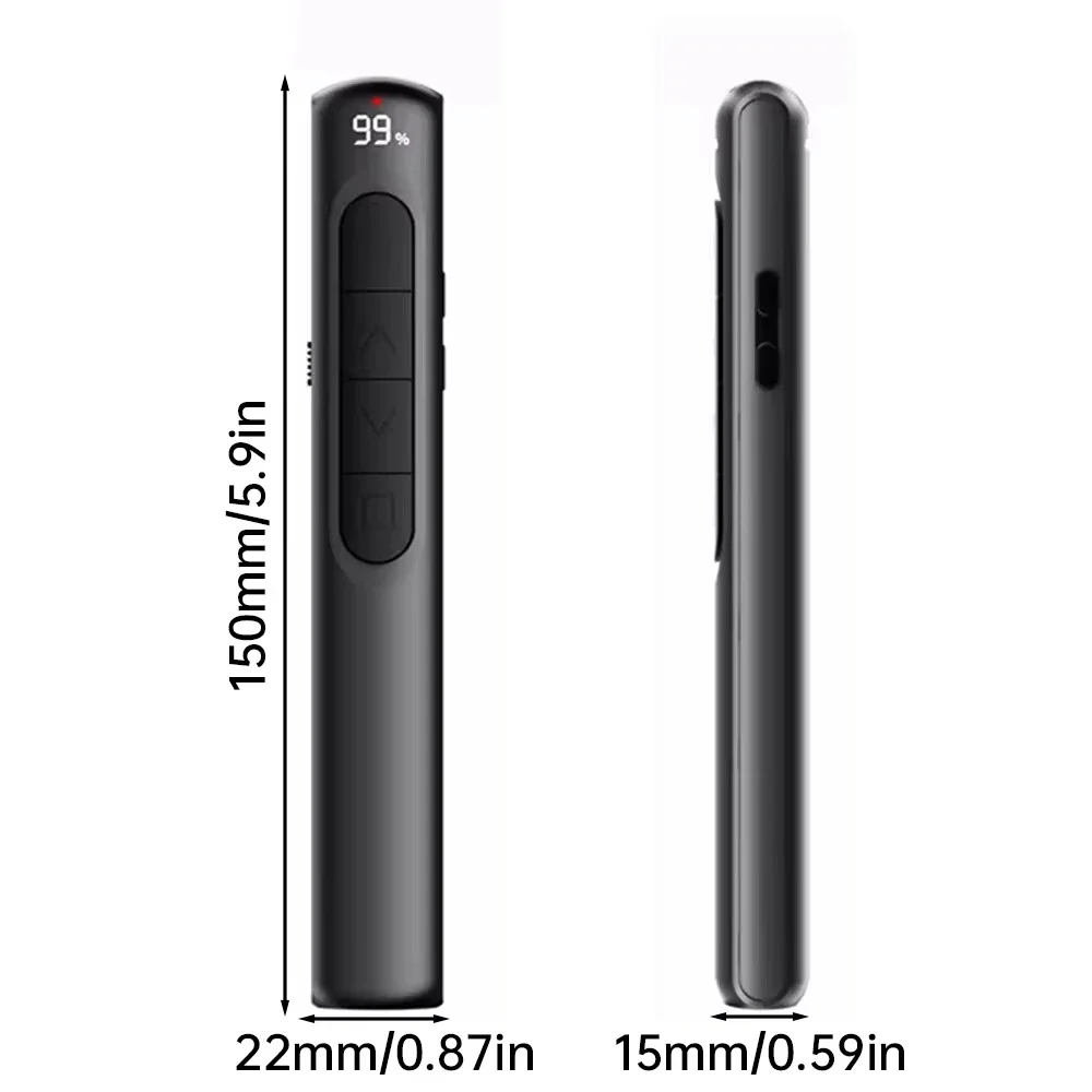 Wireless Presenter Remote Control USB Projector Page Turning Pen For Office Teaching Projector PPT Presentation Slide Advancer