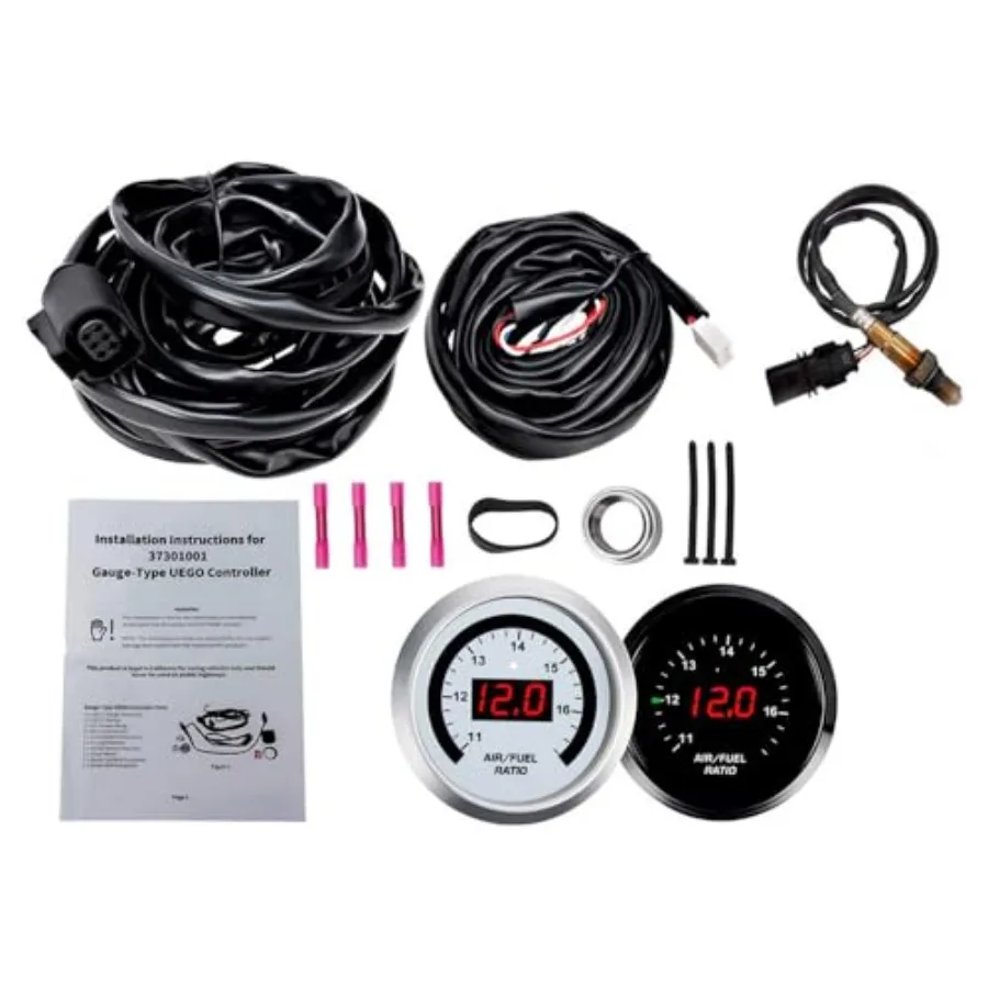 

30-4110 UEGO Air Fuel Ratio Gauge 52mm with 4.9 LSU Sensor wideband Sensor WideBand A/F Ratio UEGO O2 Controller Gauge Kit