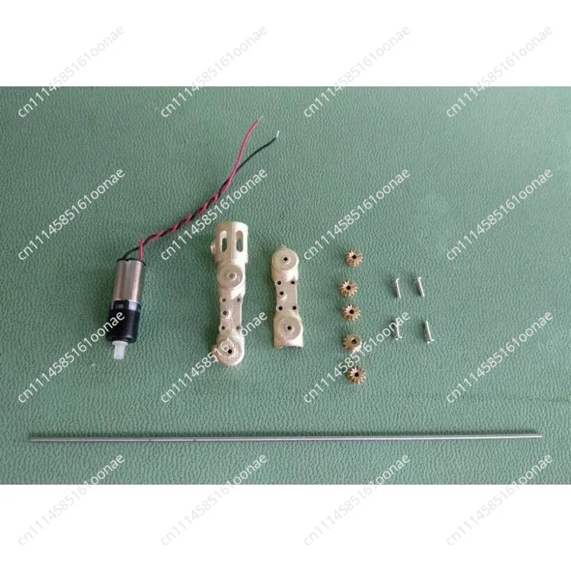 Miniature gearbox, geared motor 1/87 1/72 Static modification, dual shaft gearbox