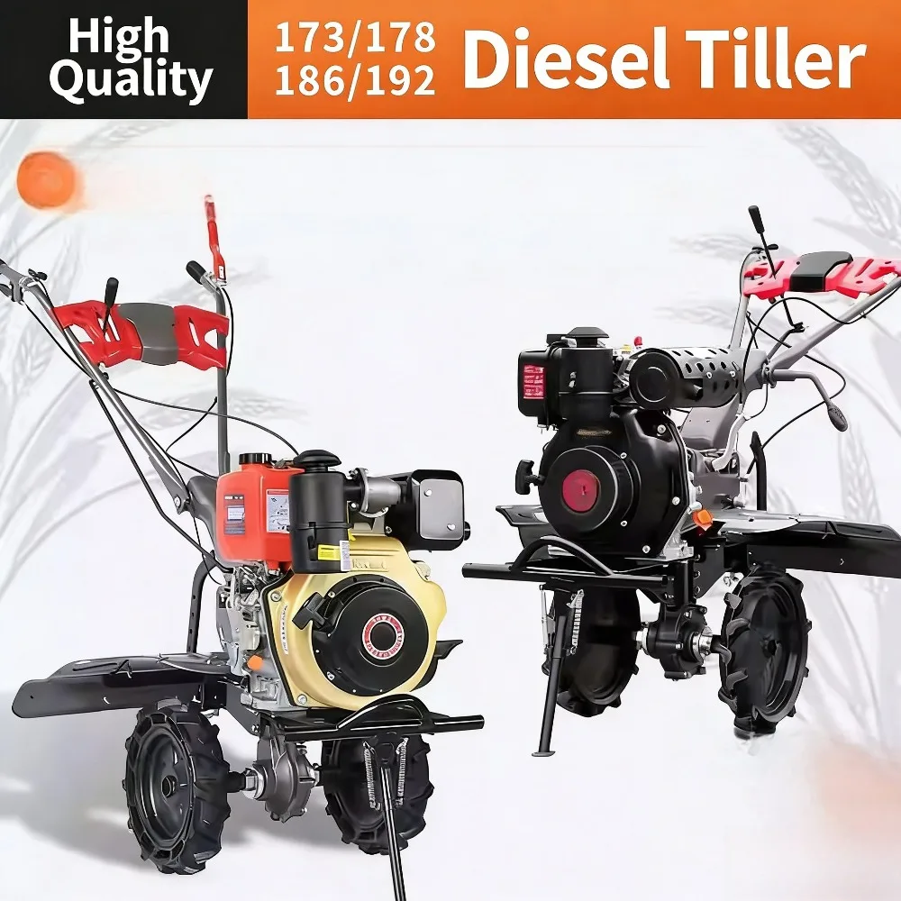 Direct-Drive Multi-Functional Micro Tiller Tractor-Compatible Ridge Tillage Equipment for Complex Farmland Terrain