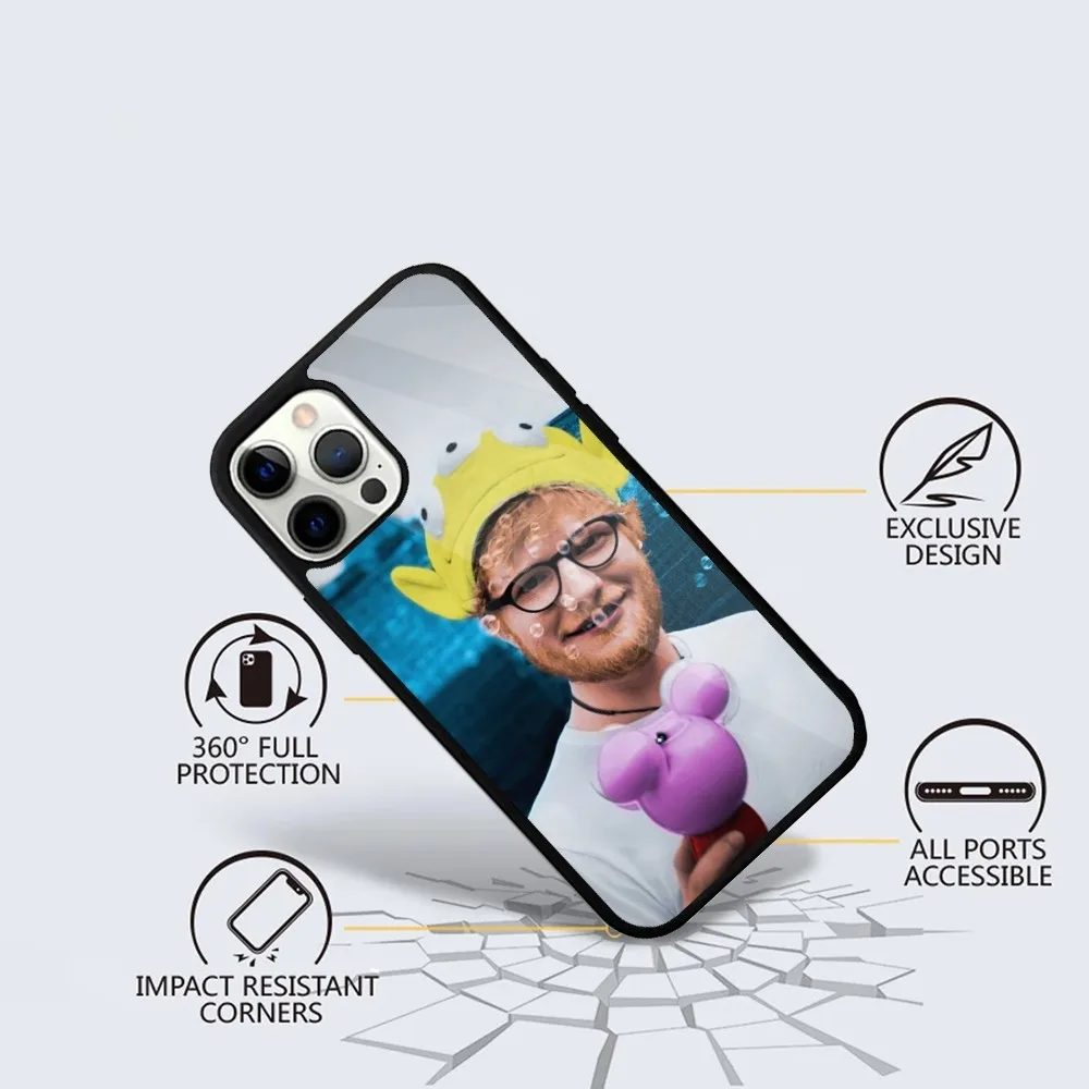 Singer Ed S-Sheeran Phone Case For iPhone 15,14,13,12,11,Plus,Pro,Max Mini Magsafe Magnetic Wireless Charging