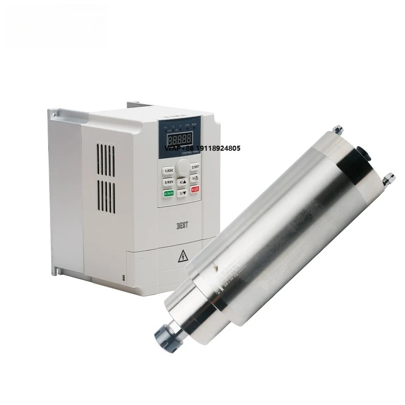HongYang 5.5KW Spindle Set 5.5KW High-torque High-precision CNC  Water-cooled Spindle Engraving Machine Accessories