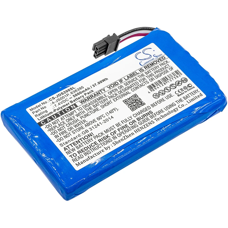 

7.4V 5000mAh Battery 4-JS001P 636395 for JDSU/VIAVI MTS-2000, Smart OTDR, Smart OTDR 100AS, E100AS, 200AS, T-BERD +TOOL