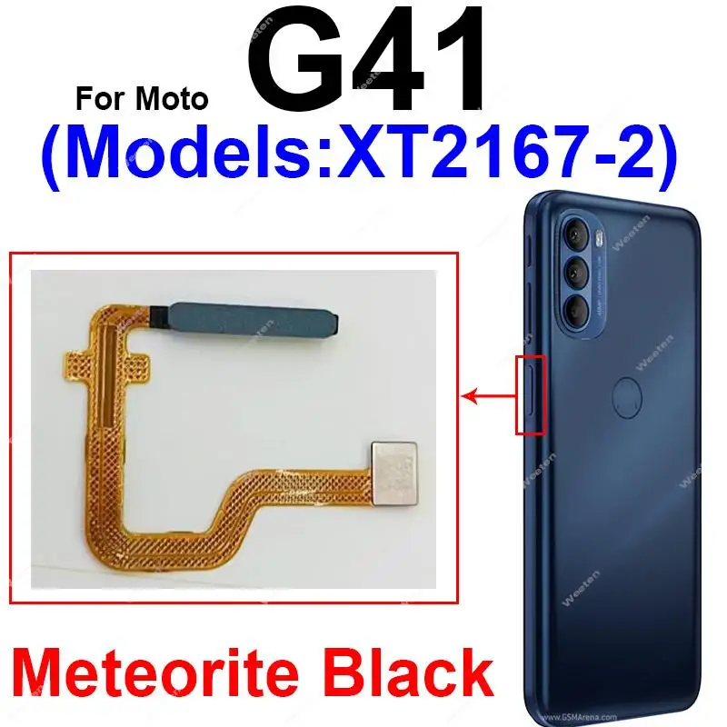 Fingerprint Touch ID Sensor Flex Cable For Motorola Moto G31 G41 G51 G71 5G Return Key Home Button Flex Cable Repair parts