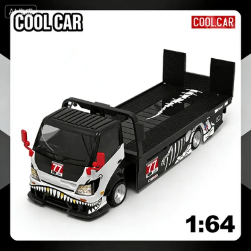 

Cool Car CC 1:64 H300 Flatbed Trailer, Cast Aluminum Model, Adult Collection Piece, Boys' Gift, Holiday Gift.