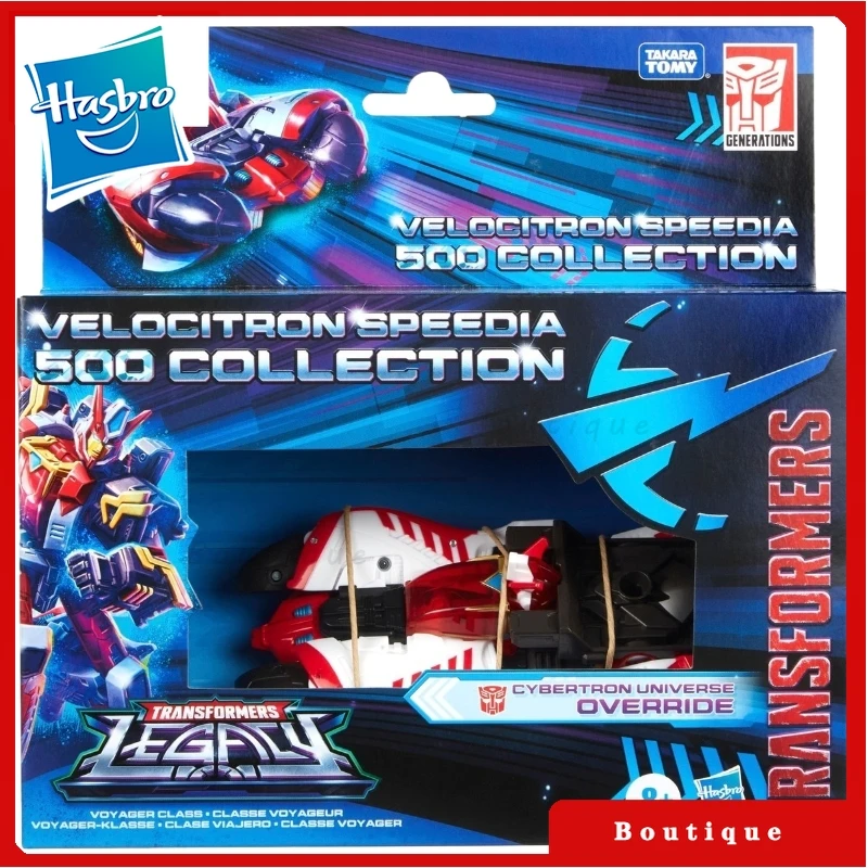 ในสต็อก Hasbro Transformers toysLegacy Velocitron Speedia 500 คอลเลกชัน Override ตัวเลขการกระทํา Autobots งานอดิเรกของขวัญ