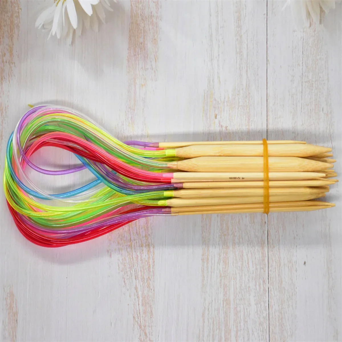 18Pcs/Set Circular Knitting Needles Bamboo Crochet