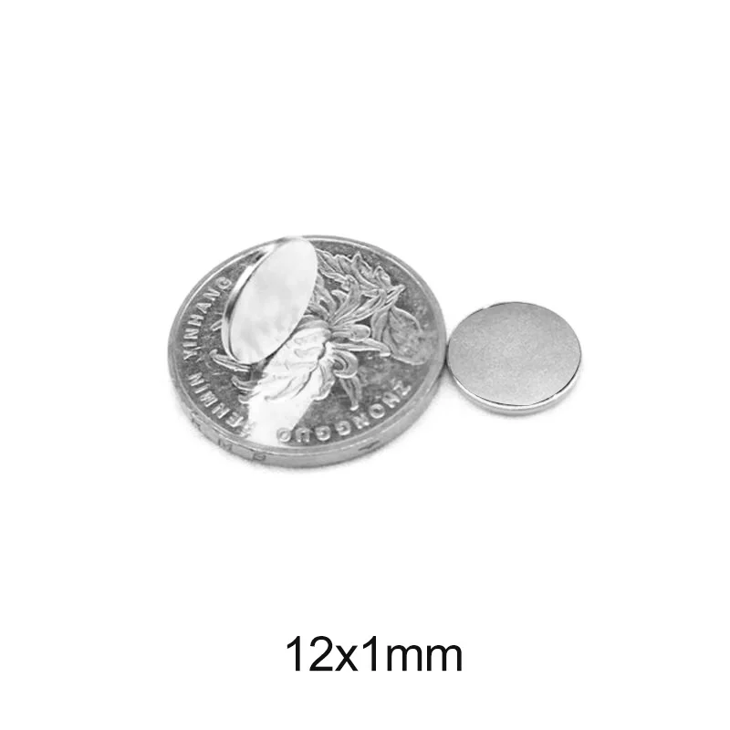 20~500pcs 12x1 Thin Circular Powerful Magnets 12mmx1mm Neodymium Disc Magnet 12x1mm Permanent NdFeB Magnets 12*1  small magnet