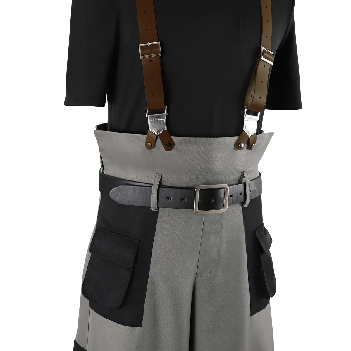 HOLRAN Shinra Kusakabe Suit Princess Hibana Cosplay Asa Boiru Costume Uniform Strap Pants Coat Jacket Suit Halloween