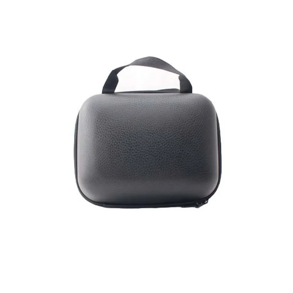 

PU Leather Fishing Reel Cases Waterproof Shockproof Spinning Reel Bag Hard Shell Black Fishing Reel Storage Box Baitcasting