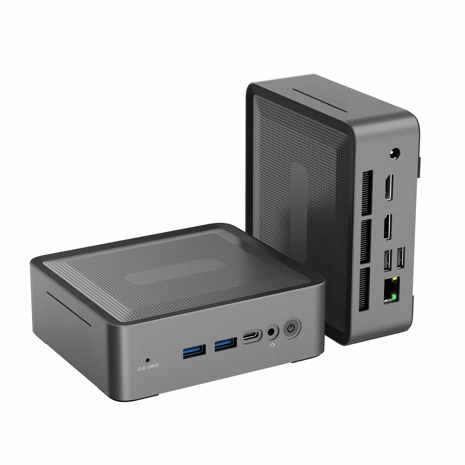 3*Screen Display with 2*HD 1* Type-C Mini PC AMD Ryzen R7 5825U 2*DDR4 NMVe WiFi6 Small Pocket Computer Windows 11 Cheap MINIIPC