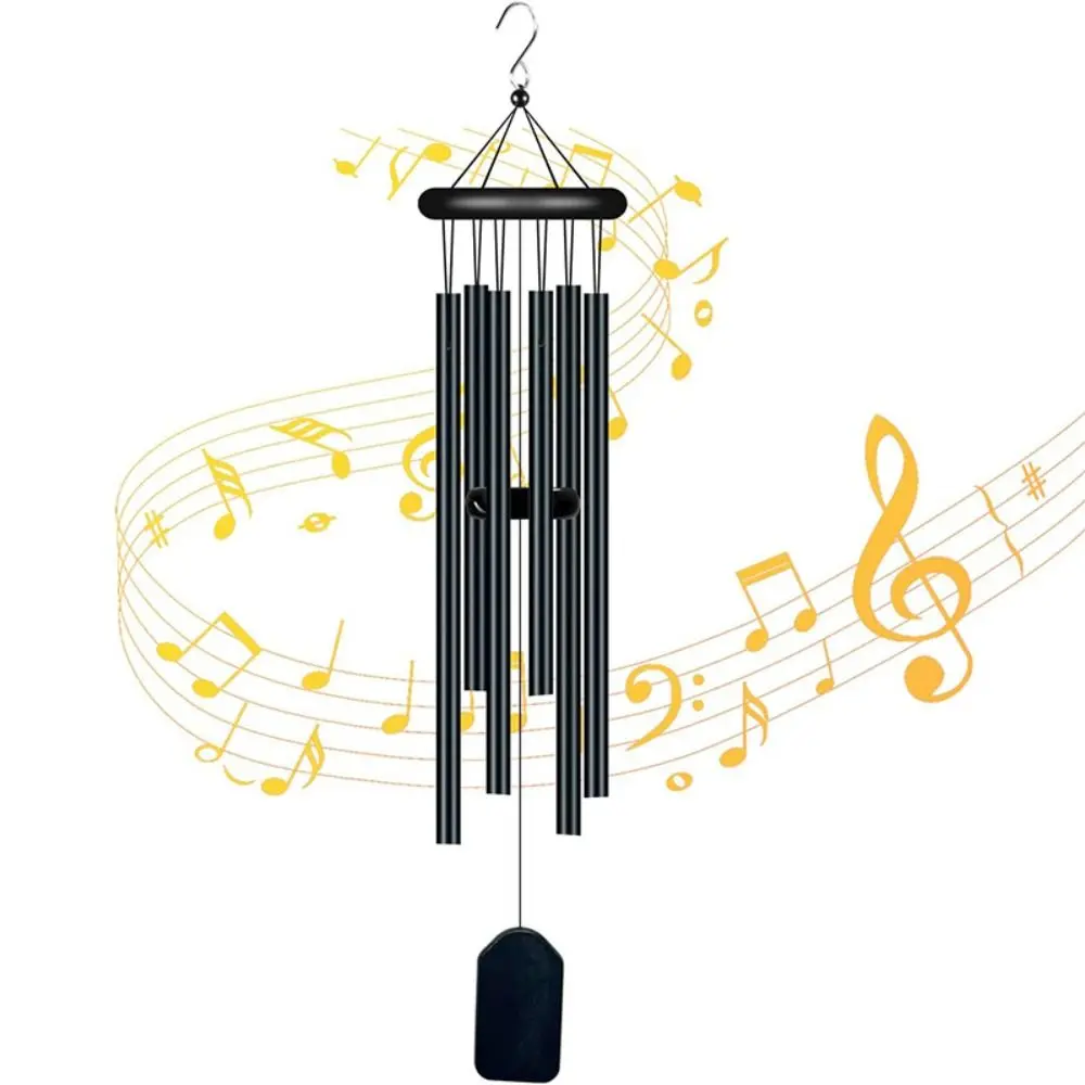 Outdoor Deep Resonance Wind Chimes Serenity Bell DIY Garden Yard Decoration Creative Retro Pendant Wind Chimes