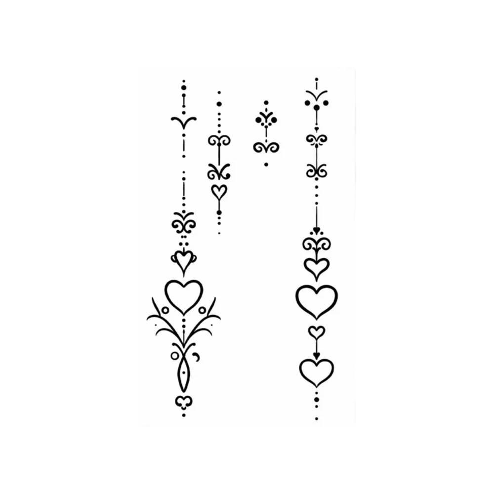 

Maroon Color Henna Tattoo Stickers Flower Mehndi Designs Instant Decals Waterproof Ethnic Style Body Art Sticker For Women