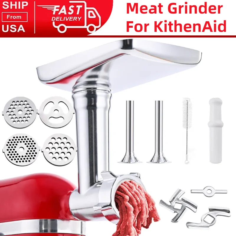 Kitchen Aid Meat Grinder Attachment Metal Meat Mincer for All Kitchenaid Stand Mixer