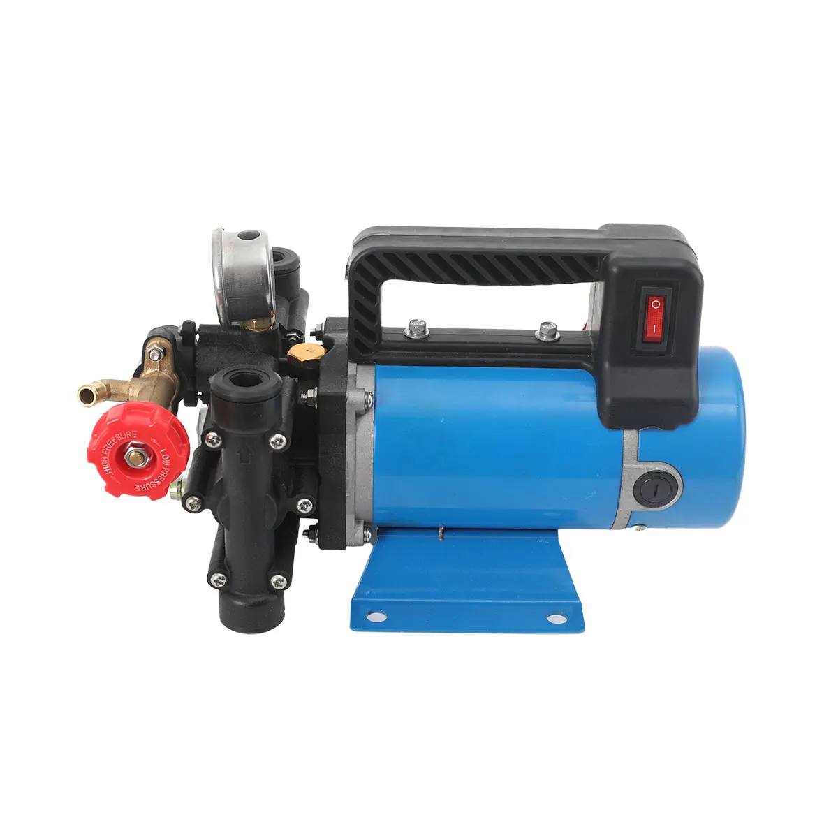 Landwirtschaftliche elektrische Hochdruckpumpe, 24 V, 16 l/min, Doppelzylinder-Kolbenpumpe, Sprühen, Bewässerung, Autowaschanlage, Pestizidsprüher – Detail 21