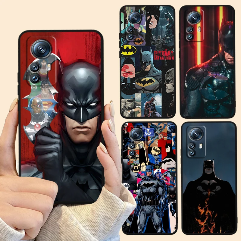 Hero B-Batman Hot For Xiaomi Mi 14 13T 13 12T 12 11T 11i 11 10T 10 Pro Lite Ultra 5G Black Soft Phone Case