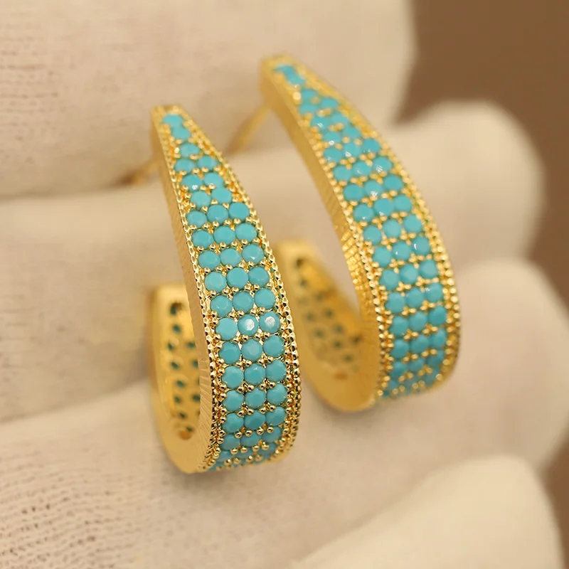 New Sight Luxury Crystal Irregular Leaf Stud Earrings for Women Fashion Brand Jewelry Trendy Zirconia Earrings Gift