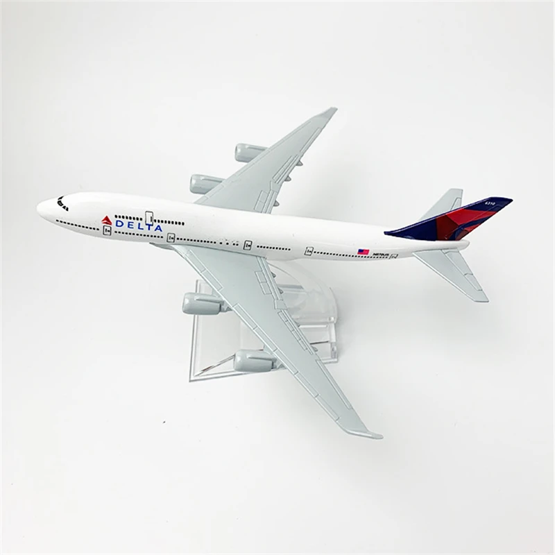 

Kids Souvenir 1/400 Scale Alloy Aircraft 747 Delta Airways 747 Aviation 16cm Plane B747 Model Toy Decoration Children Gift
