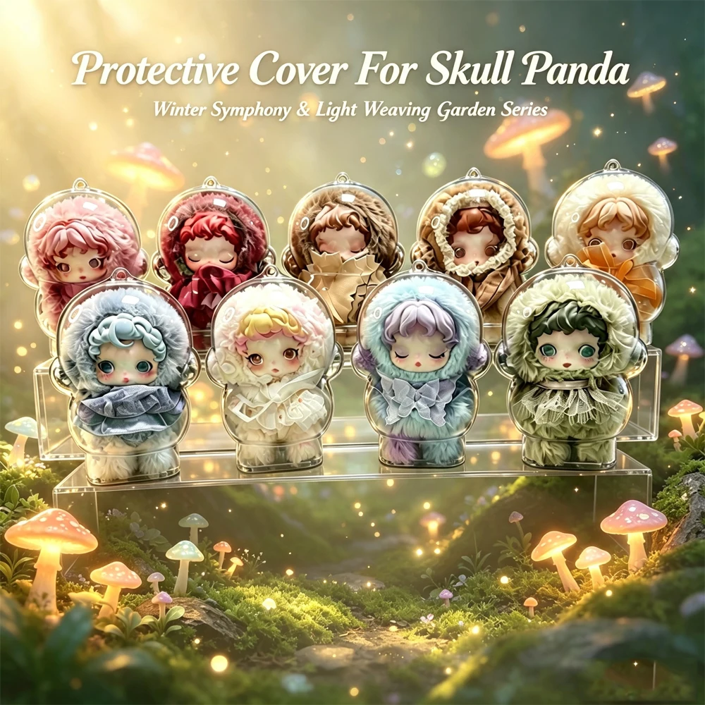 Winter Clothing Storage - Transparent Dustproof Display Case for Skullpanda
