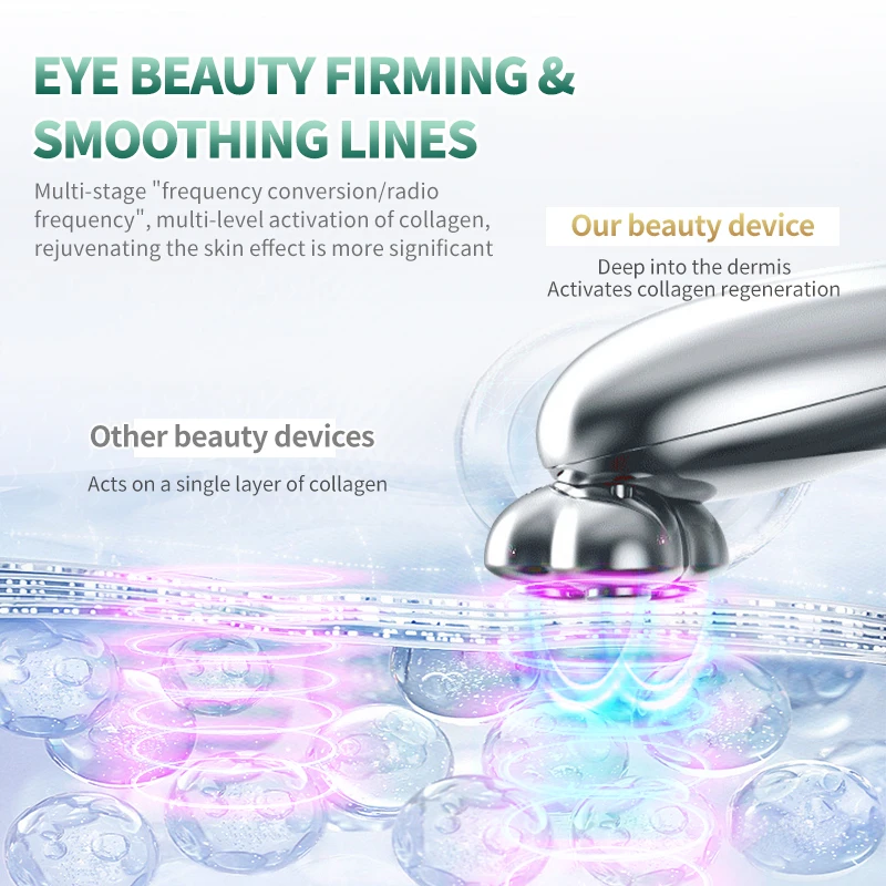 Oogmassager Smart Red Led Verjonging Ooghuid Aanscherping Apparaat Anti Veroudering Oog Donkere Cirkel Verwijdering Schoonheidsmachine