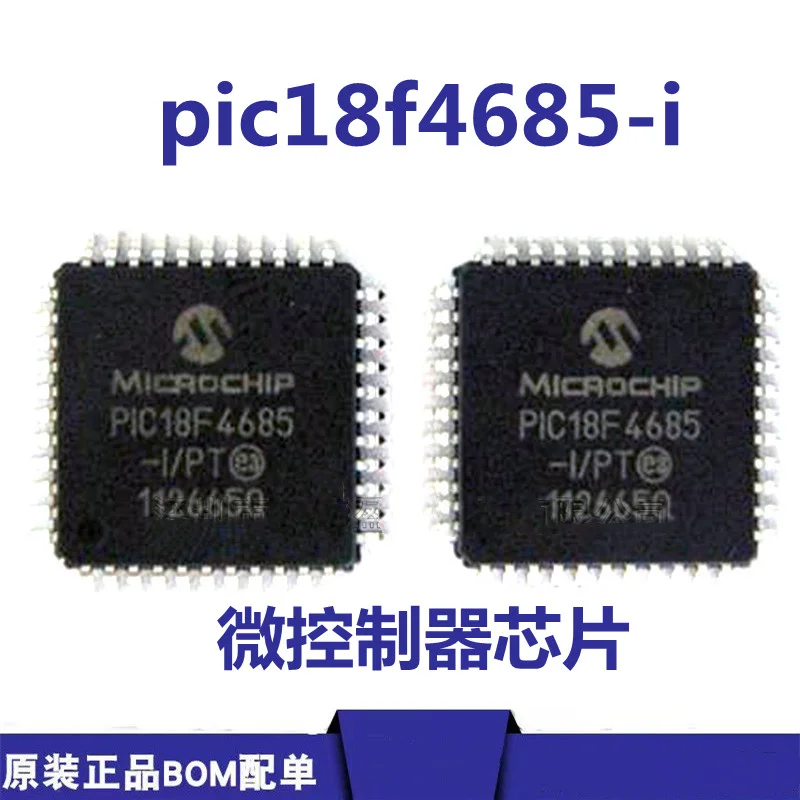 

New Original PIC18F4685-I/PT PIC18F4685-I TQFP44 Microcontroller Chip Ic