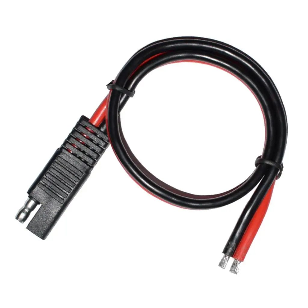 SAE Gender Charger Cable 400mm PVC Copper Electric Adapter Cord for Solar Cell Automotive Equipment Connection