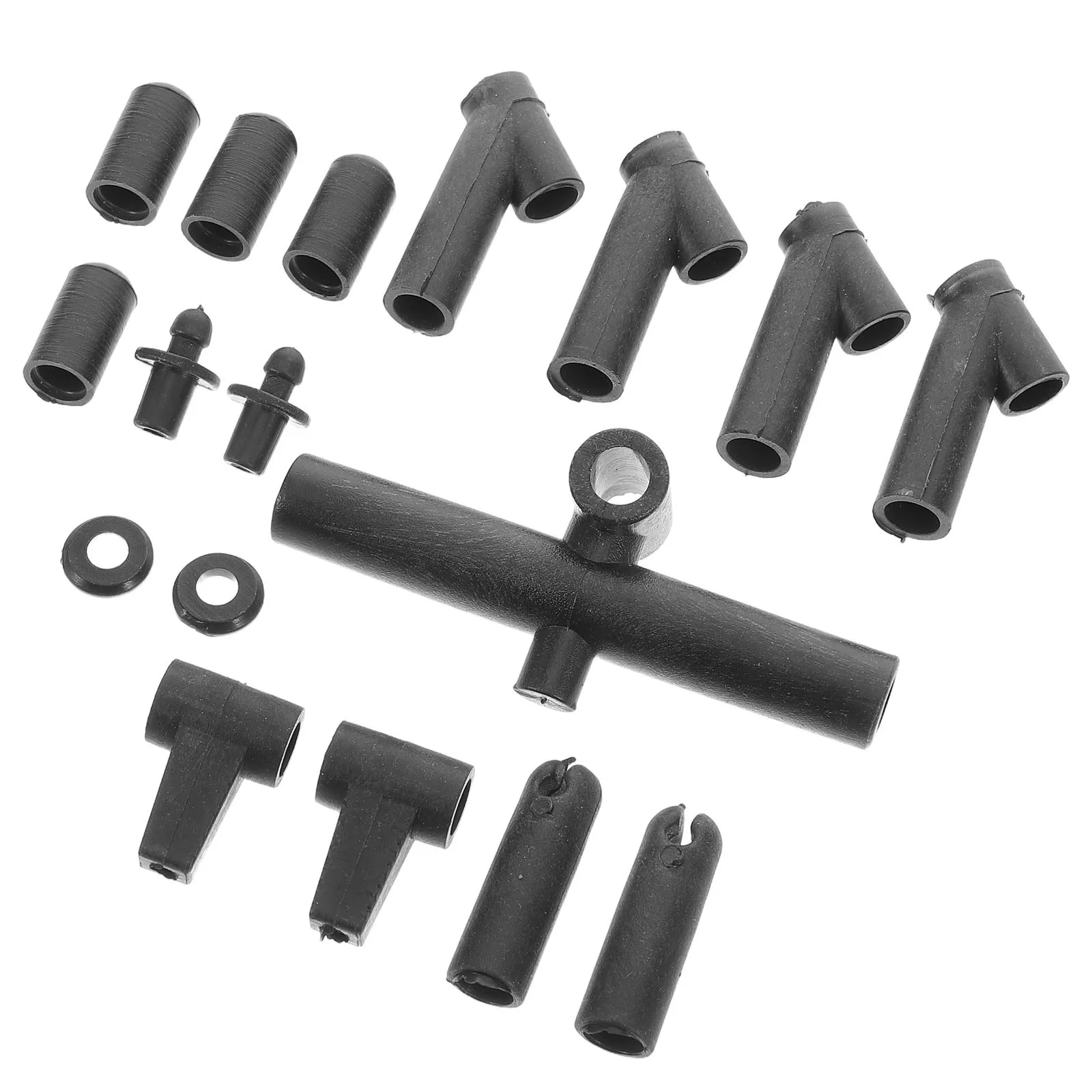 Kit de conectores de plástico para accesorios de cometa, 9 Uds., para vuelo estable, fácil instalación, juntas rectas en ángulo, proyectos de bricolaje