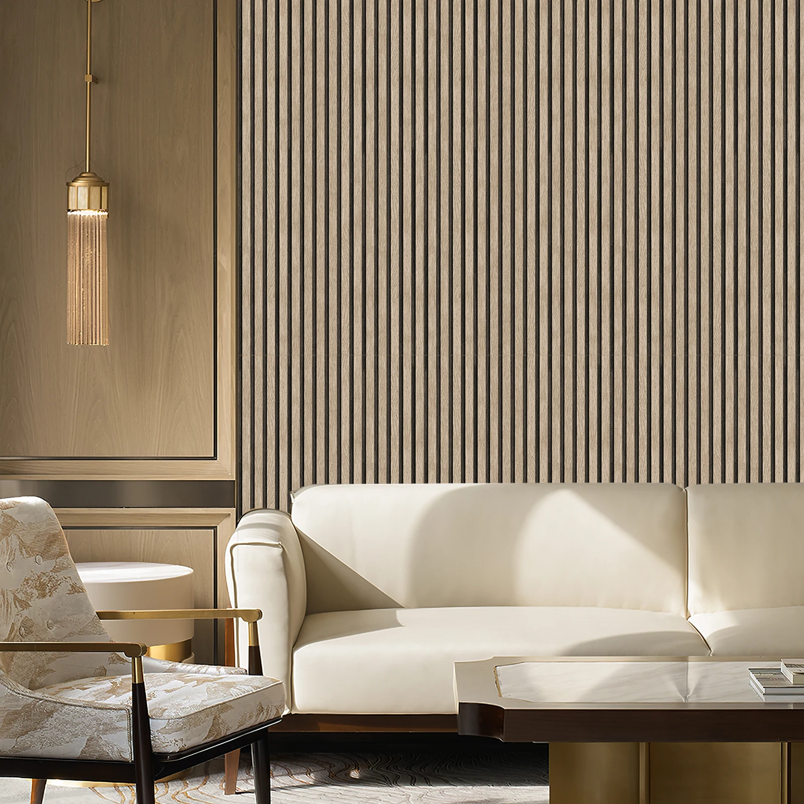 Grille Wall Sticker Background Wall Decoration Wallboard Self-adhesive Waterproof Thickening Partition Wallpaper