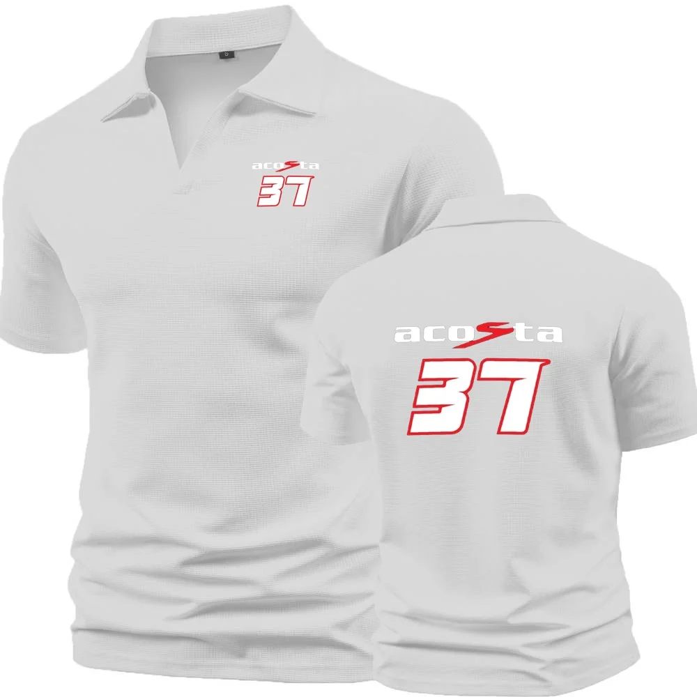 Camiseta Polo Pedro Acosta 37, camiseta de carreras para motociclista, camisetas Henley para hombre, camiseta de manga corta para expedición de ciclismo, camisetas POLOS