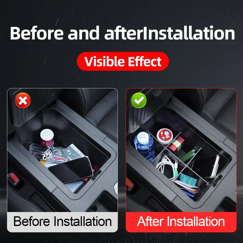 

Armrest Box Partition Plate For Toyota Land Cruiser Prado 250 2024 2025 1958 J250 Partition Storage Interior Accessories LC250